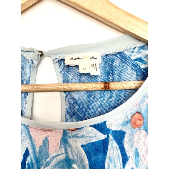 2/$25 Anthropologie Meadow Rue Floral Shirt - Picture 4 of 6